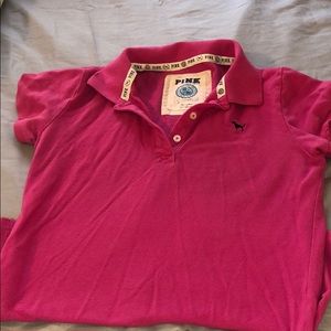 Pink by Victoria’s Secret pink polo shirt